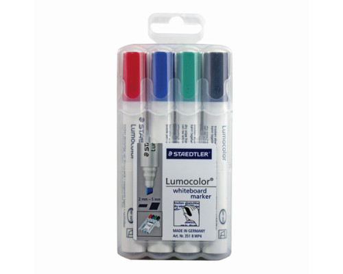 Набор маркеров Staedtler для белой доски, Staedtler, 151008