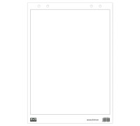 Блокнот для флипчарта 30 листов, 58x83 см, чистый