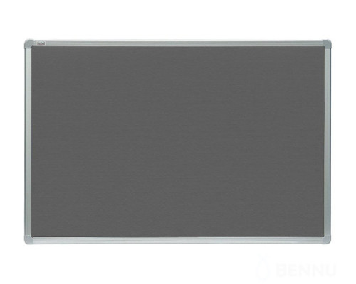 Доска текстильная серая настенная 100х150, 2x3, TTA1510